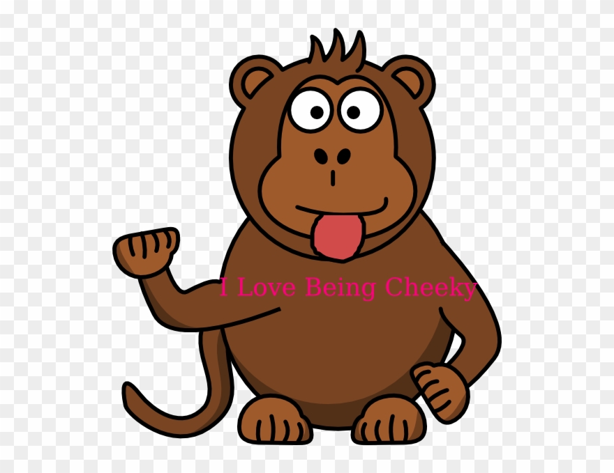 Cartoon Monkey Shower Curtain Clipart