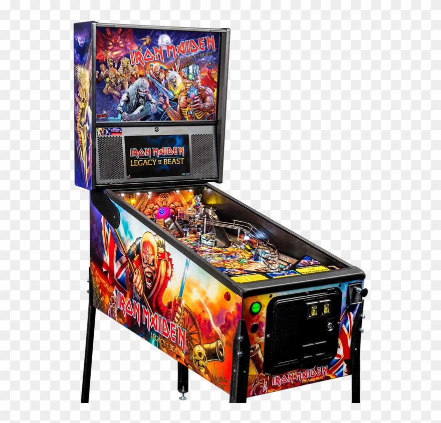 Iron Maiden Pinball Machine Hire - Iron Maiden Legacy Of The Beast Pinball Clipart