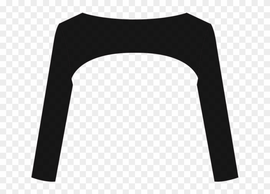 Elsa Leo Custom Sleeves Top 3by4 Sleeve Black - Sleeve Clipart