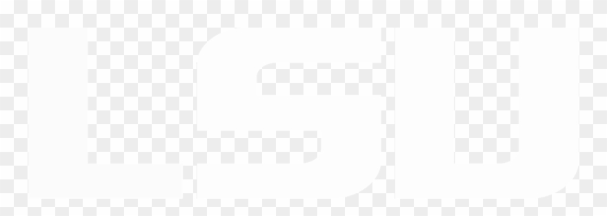 Louisiana State University Lsu Logo - Lsu White Logo Png Clipart