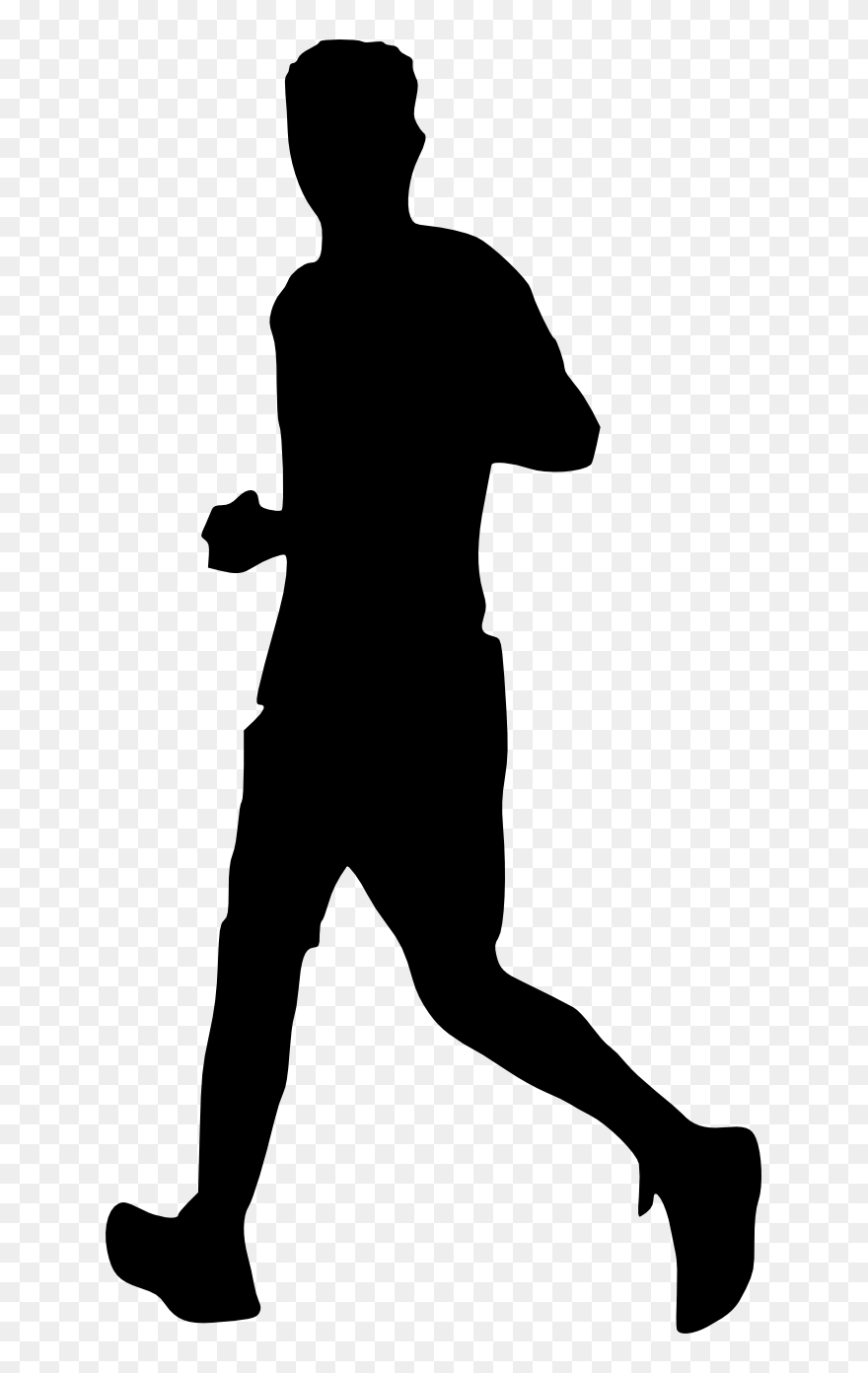 Free Png Man Running Silhouette Png Images Transparent - Running Silhouette Png Clipart