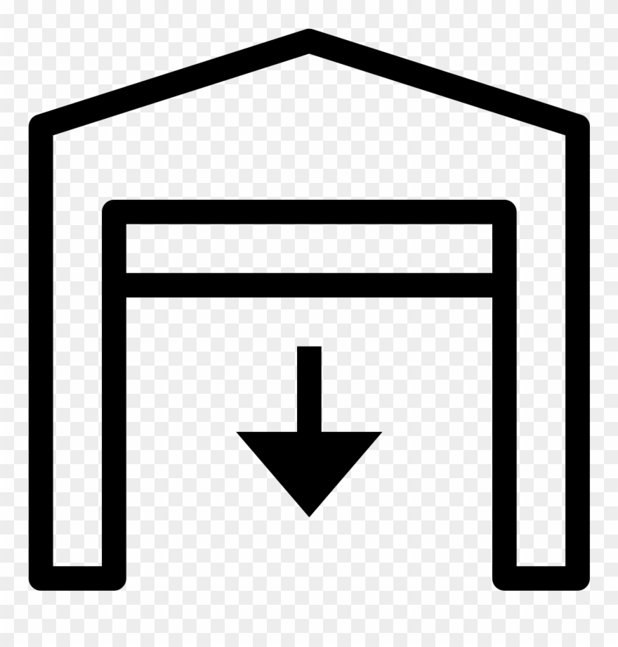 Close Garage Door Icon - Garage Door Icon Png Clipart