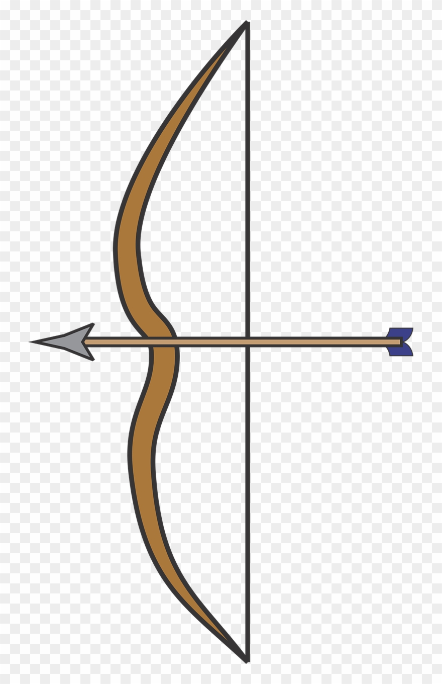 Bow And Arrow Clip Art 10, Buy Clip Art - Bue Og Pil Png Transparent Png