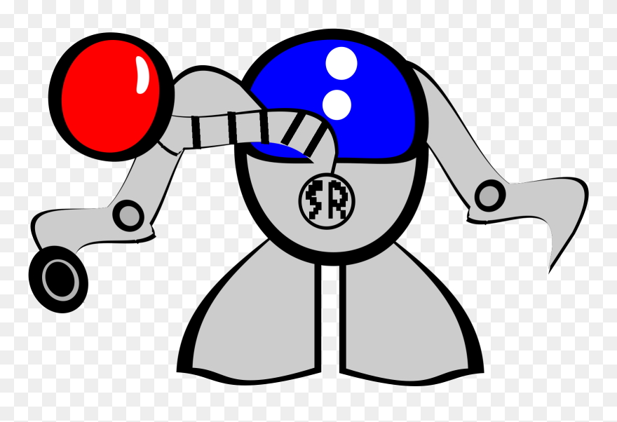 Robot Cliparts Black 15, Buy Clip Art - Robot - Png Download