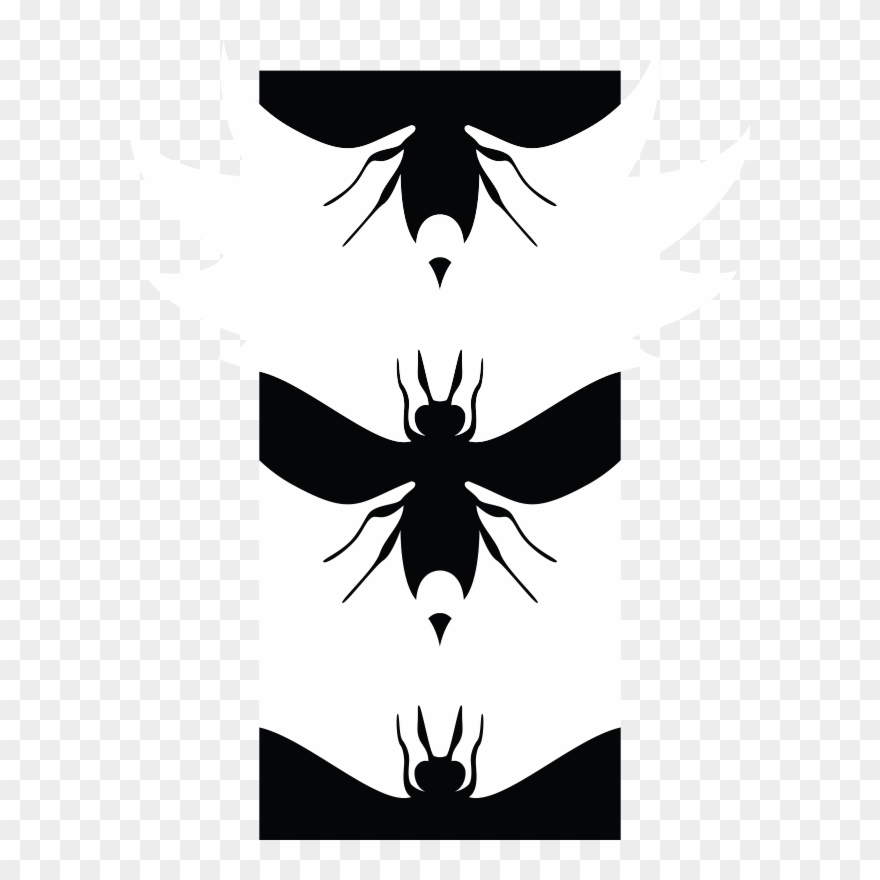 Birds And The Bees Vier Nev Birds And The Bees Art - Multistable Perception Clipart