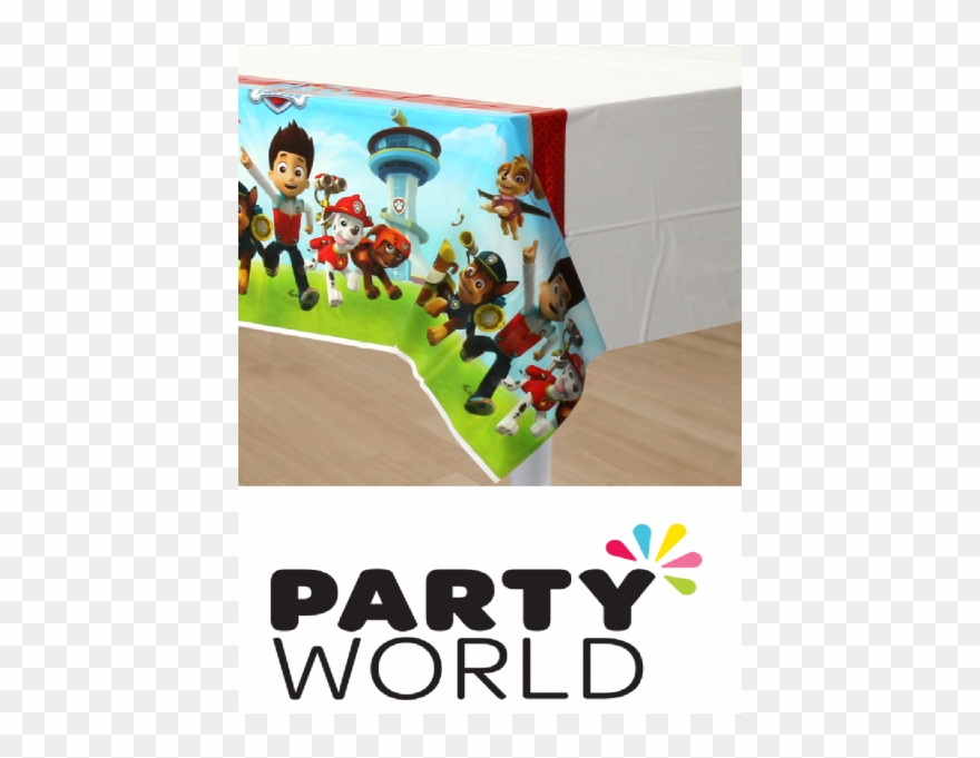 Paw Patrol Tablecover Plastic Clipart