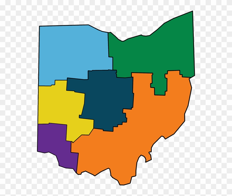 Manufacturing Map Of Ohio Clipart
