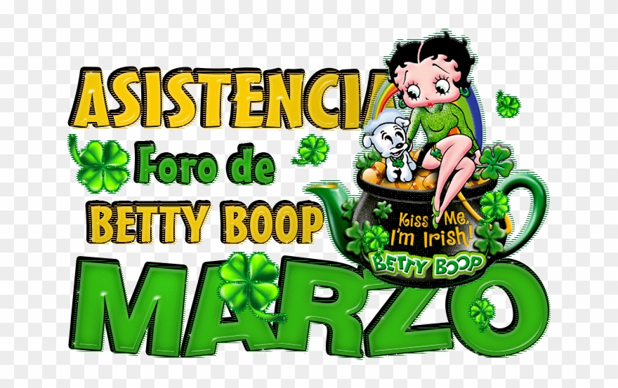 Que Dios Los Bendiga Por Favor Participen Todos Los - Betty Boop Clipart