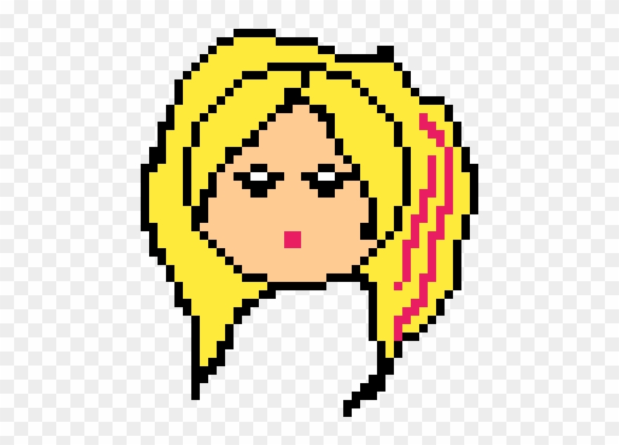 Pixel Barbie Rebel Clipart