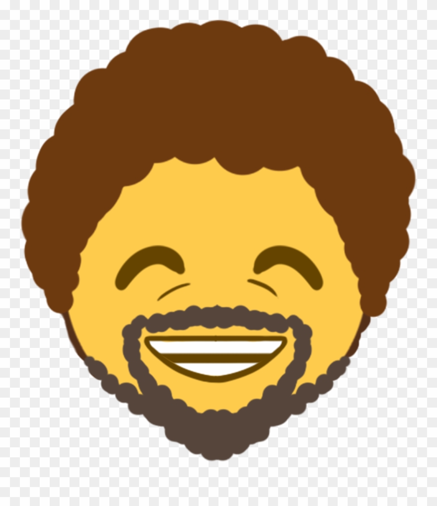 Bob Ross Vector - Bob Ross Discord Emoji Clipart