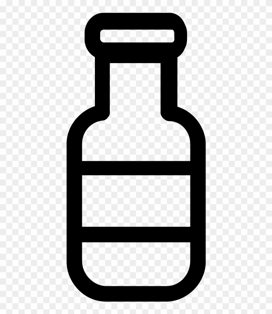 Organic Apple Cider Vinegar - Bottle Clipart