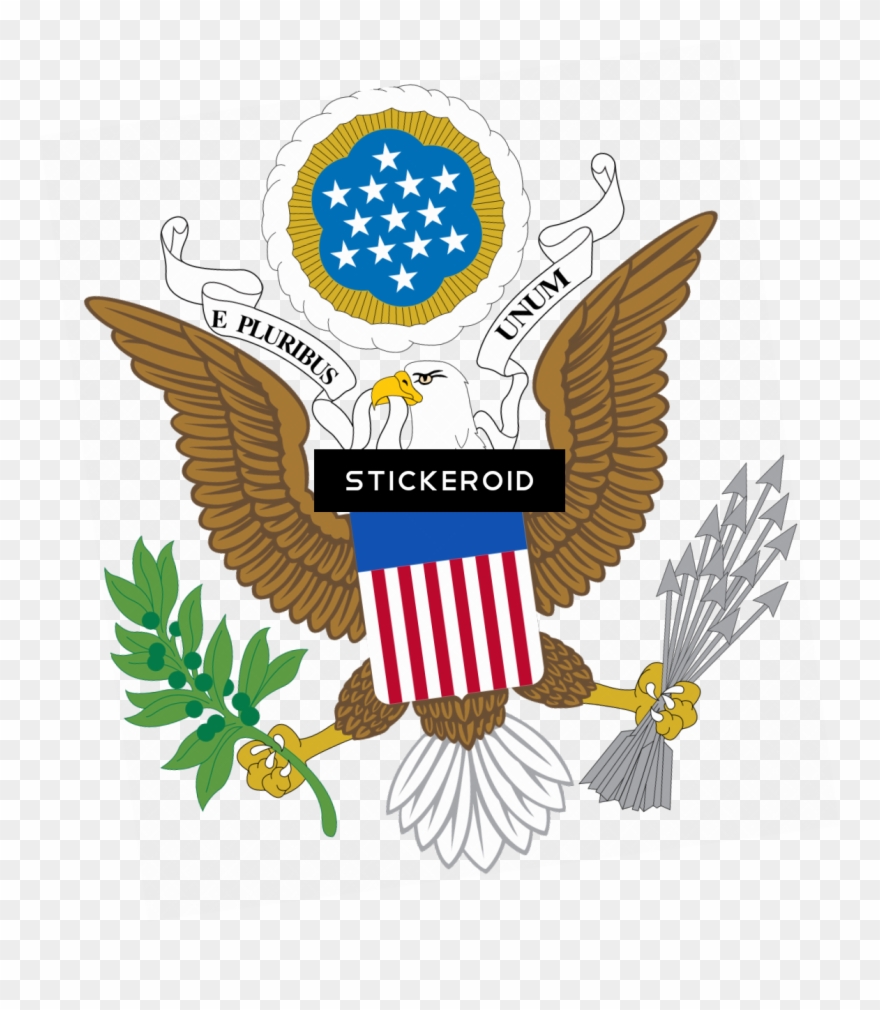 Usa Coat Of Arms Gerb - United States Congress Clipart