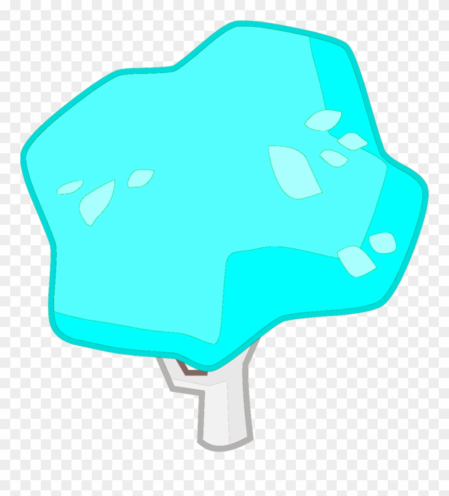 Snow Tree Body - Bfdi Tree Body Clipart