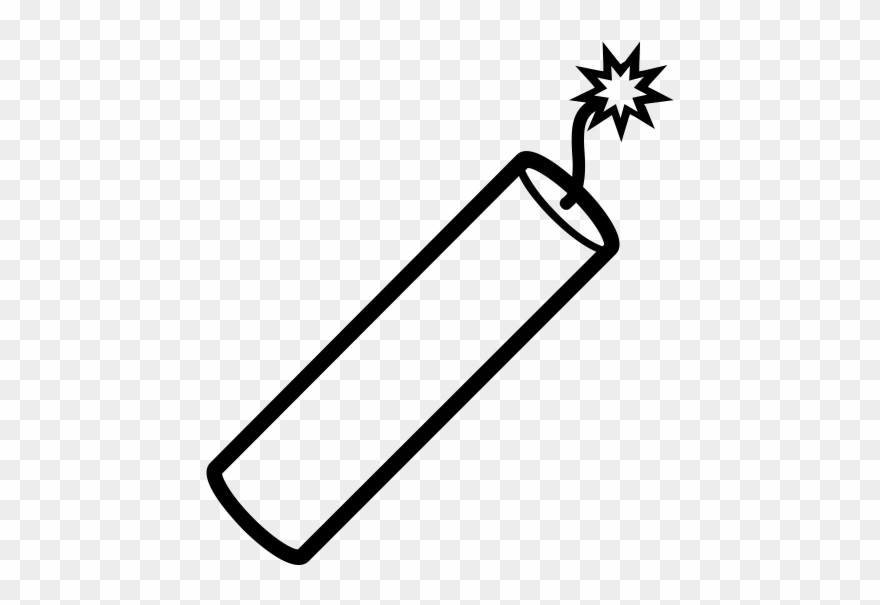 Dynamite Rubber Stamp Clipart