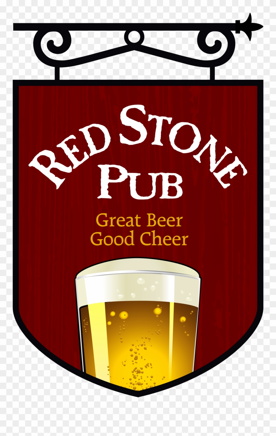 Red Stone Pub Clipart