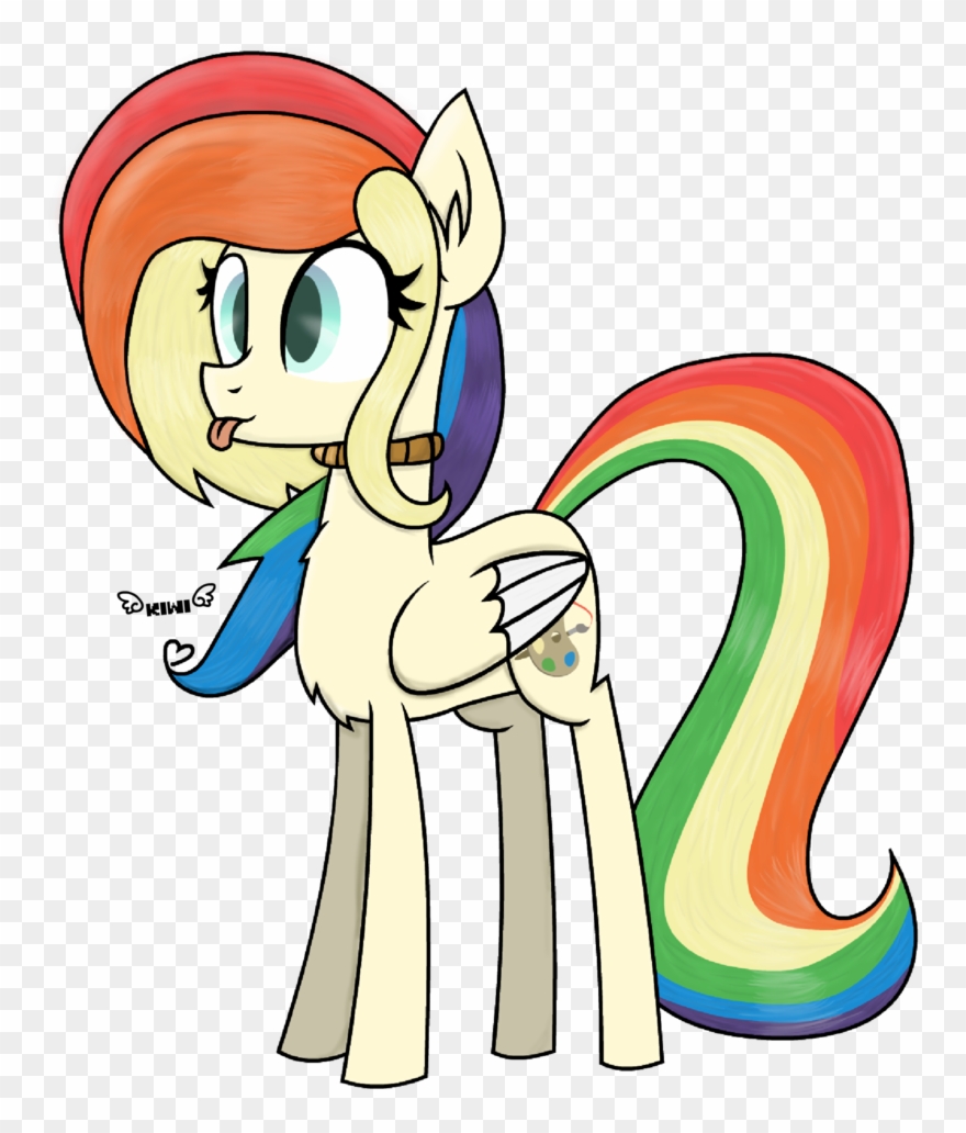 Kiwipone, Blep, Cute, Drawn With Mouse, Female, Gift - Cartoon Clipart