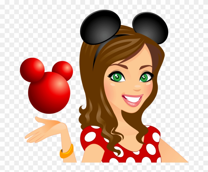 Cropped Mouse Girl 1000 Clipart