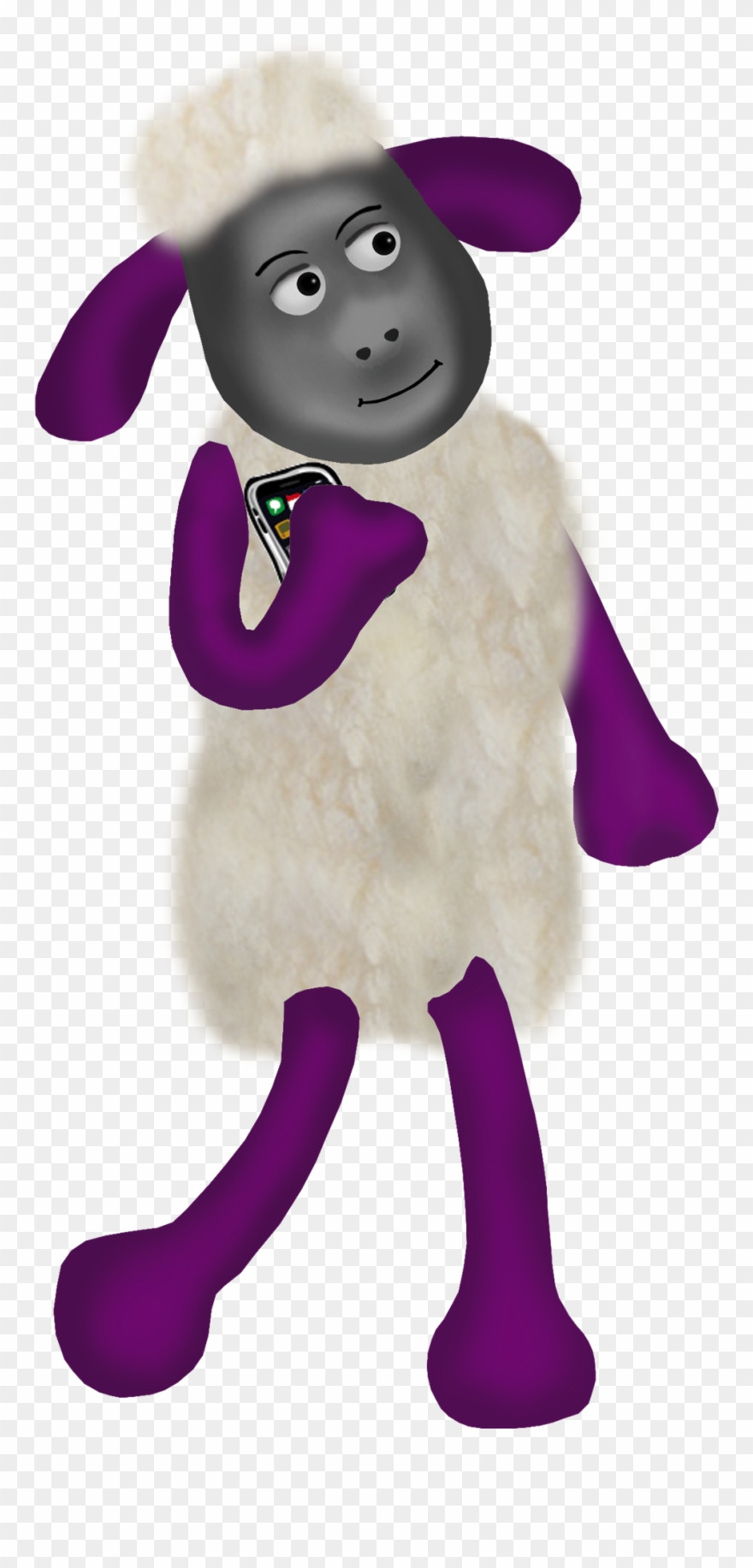 It Turns Out That Our Designer Was Inspired By Shaun - Stuffed Toy Clipart