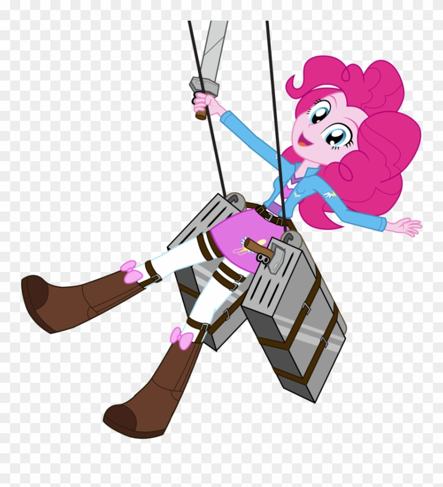 Amante56, Attack On Titan, Boots, Clothes, Crossover, - Jedi Seer Pinkie Pie Clipart