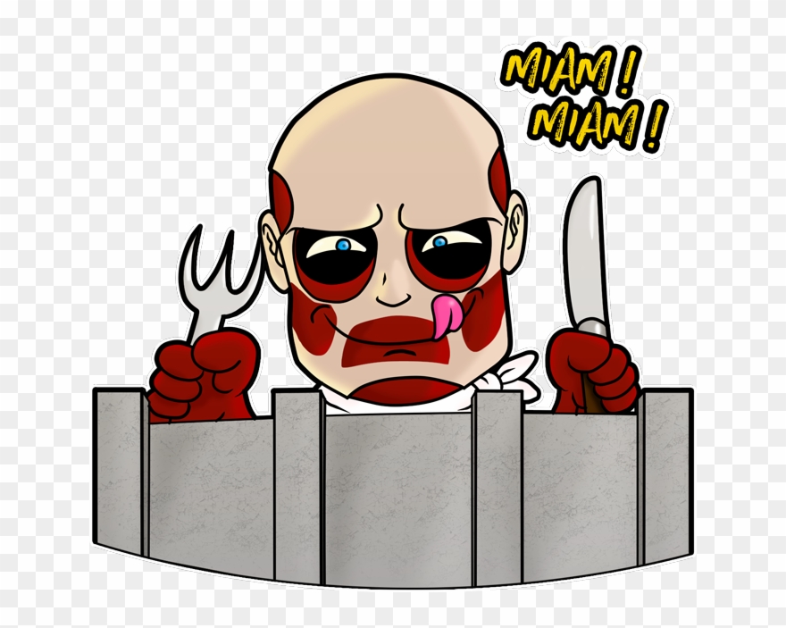 The Colossal Titan Preview - Attack On Titan / Shingeki No Kyojin Parody Mug - Funny Clipart