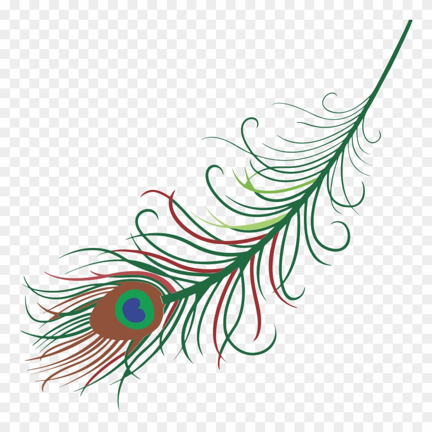 Peacock Feather - Peacock Feather Tattoo Clipart