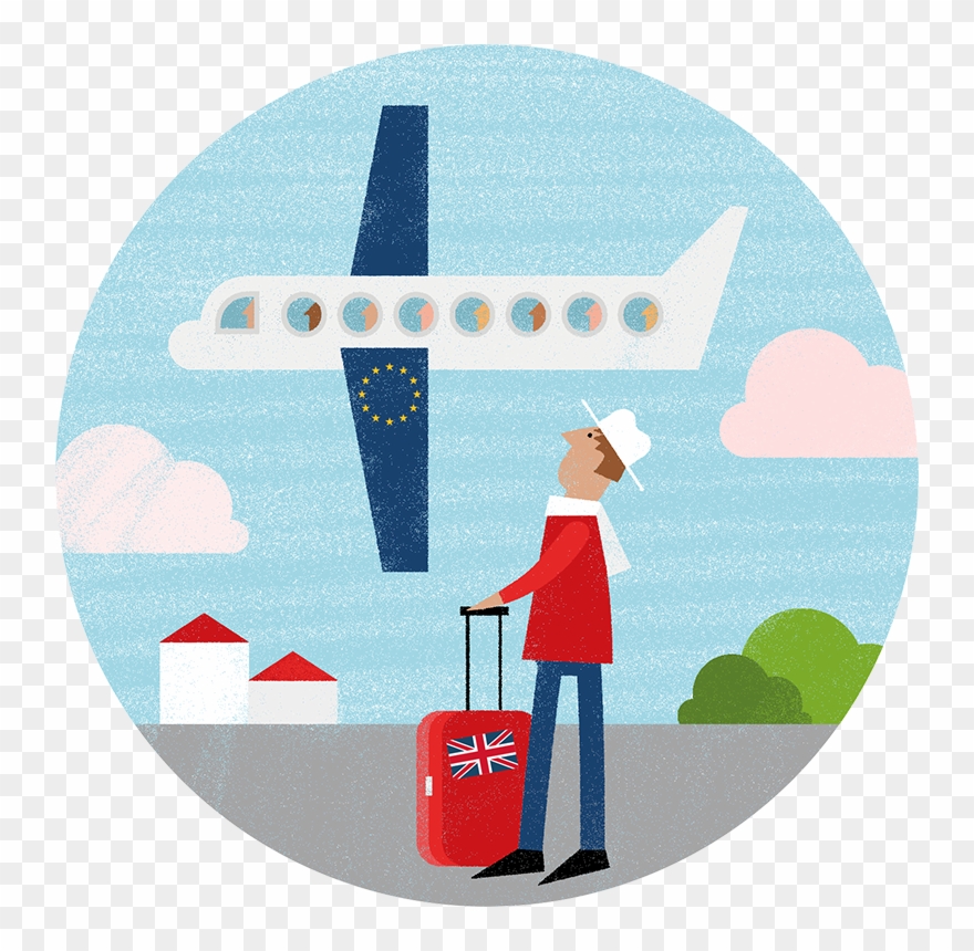Air Travel Between Eu Countries Has Become Much More - Brexit Clipart