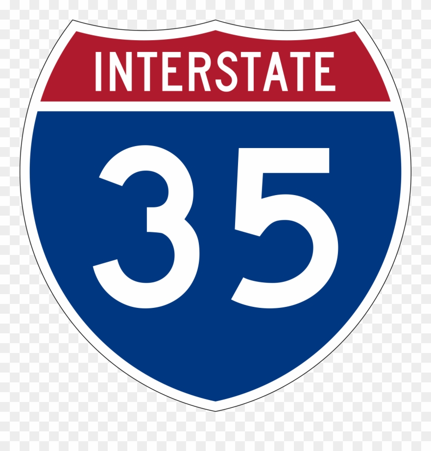 Texas Border Cliparts 15, Buy Clip Art - Interstate 25 - Png Download