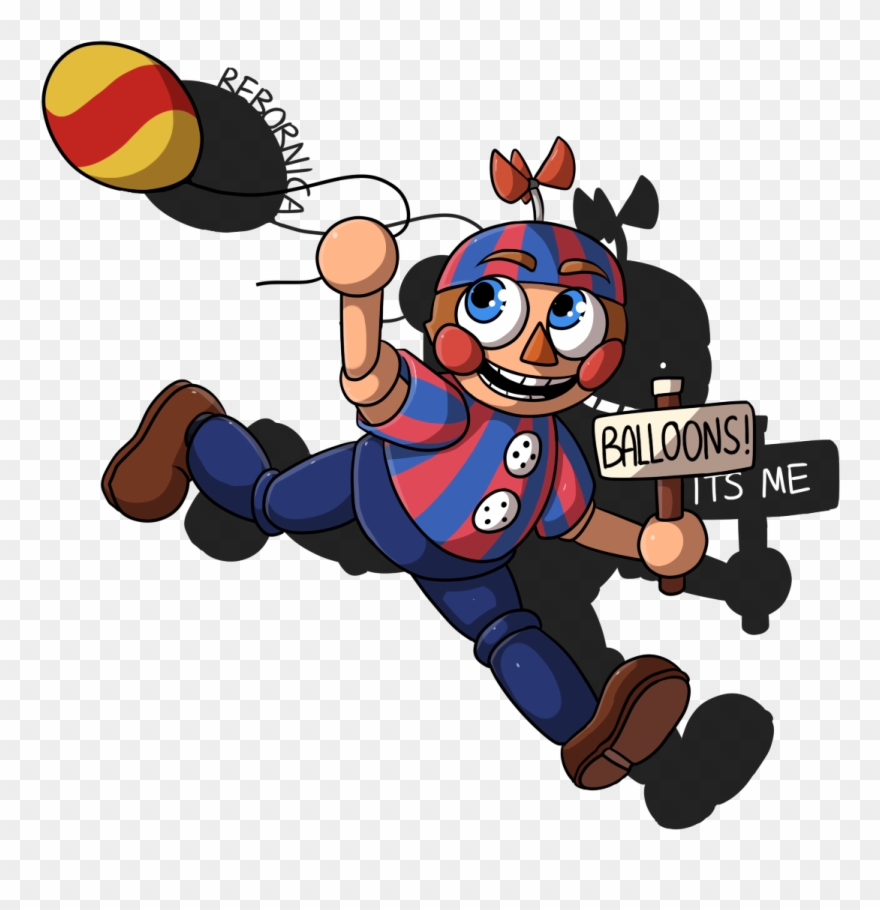 Oballoons Its Me Five Nights At Freddy's 2 Garry's - Balloons Five Nights At Freddy's 2 Clipart