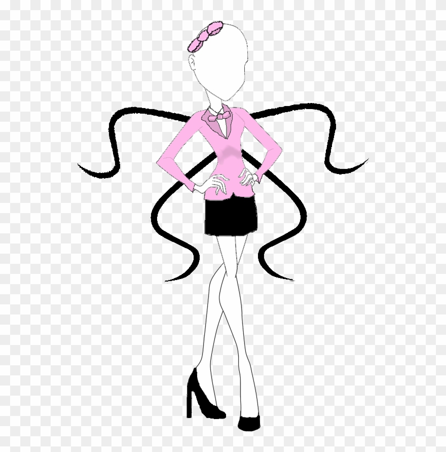 Sally Slender Monster High Clip Art Free Download - Skinny Slender Man - Png Download
