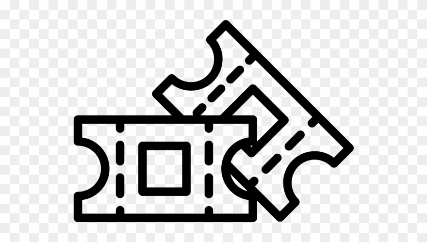 Tickets Rubber Stamp Clipart