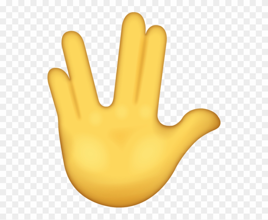 Voltage Emoji $2 - Vulcan Salute Png Clipart