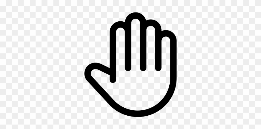 Hand Rubber Stamp - Hand Icon Manual Clipart