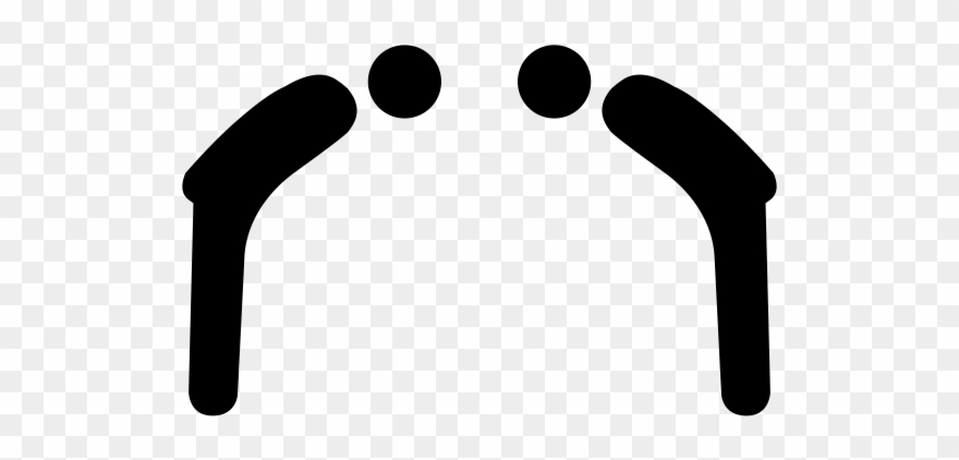 Bowing Rubber Stamp - Rubber Stamping Clipart