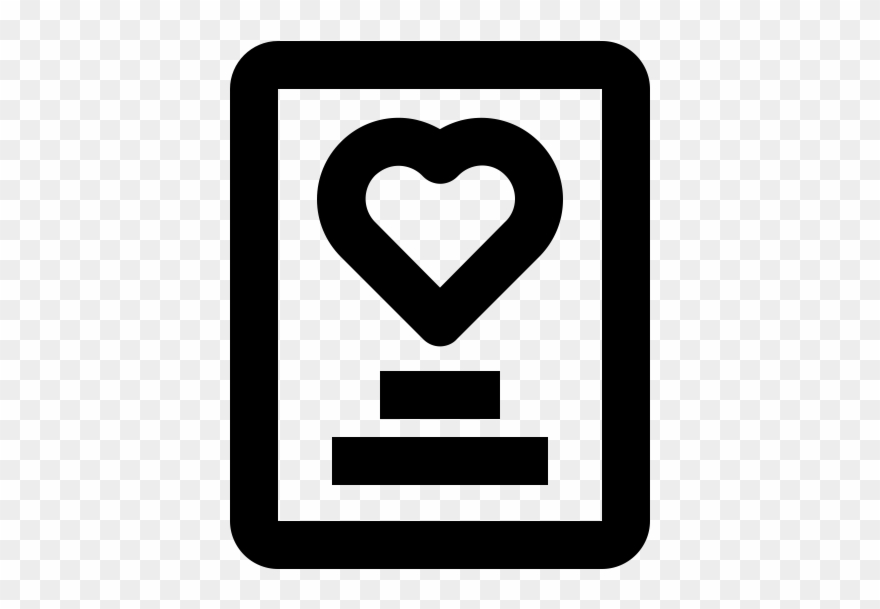 Greeting Card Rubber Stamp - Icon Clipart