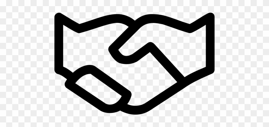 Handshake Rubber Stamp - Icon For Introduction Clipart