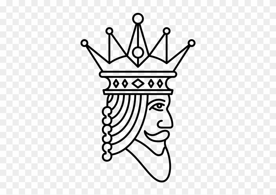 King Rubber Stamp Clipart