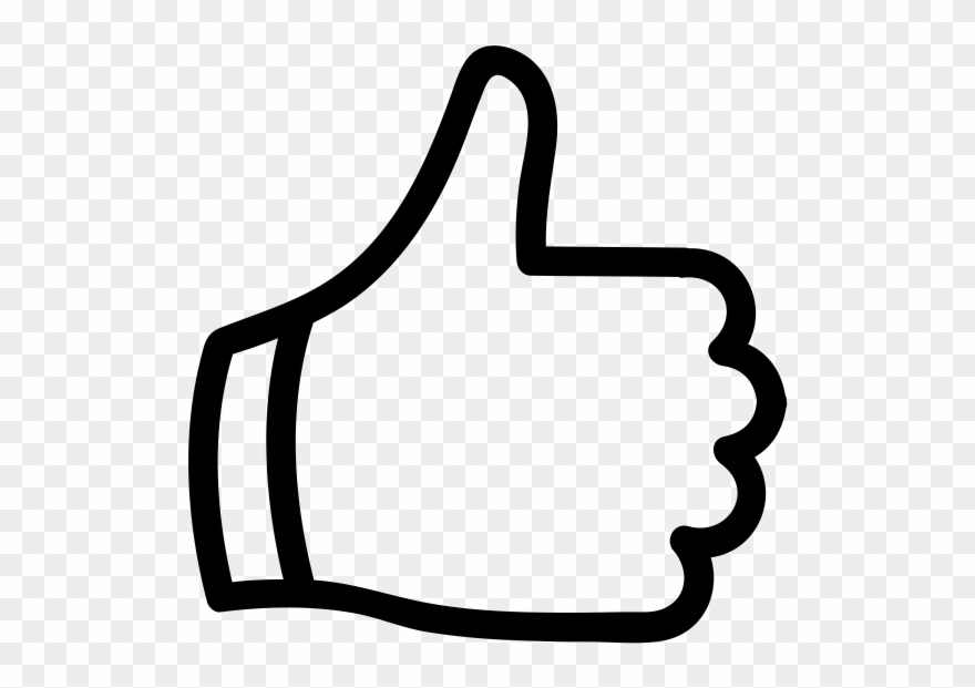 Thumbs Up Rubber Stamp Clipart