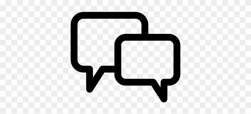 Talk Rubber Stamp - Icon Clipart