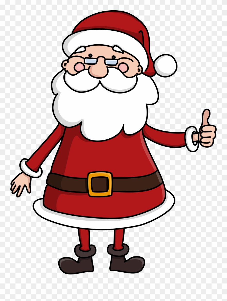 Open - Transparent Background Santa Clip Art - Png Download