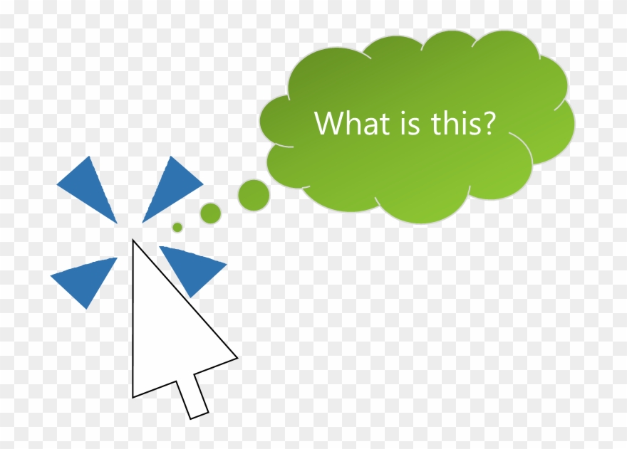 We Do See The Use Of Pointing In Some Packaged Software - Marketplace Clipart