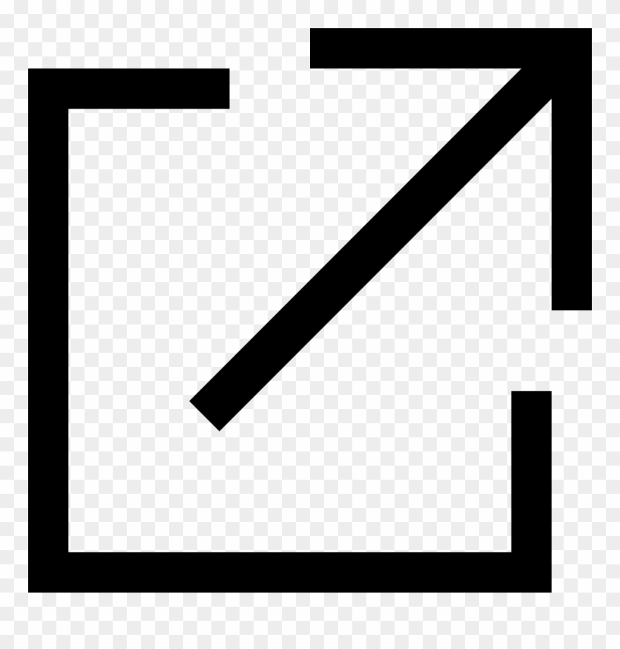 Graphic Transparent External Png Icon Free Download - External Link Icon Svg Clipart