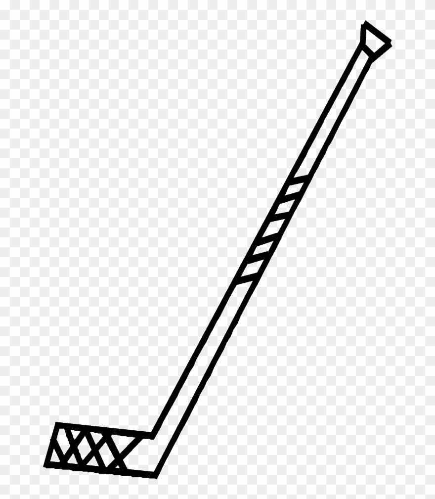 Hockey Coloring Pages - Baton De Hockey Dessin Clipart