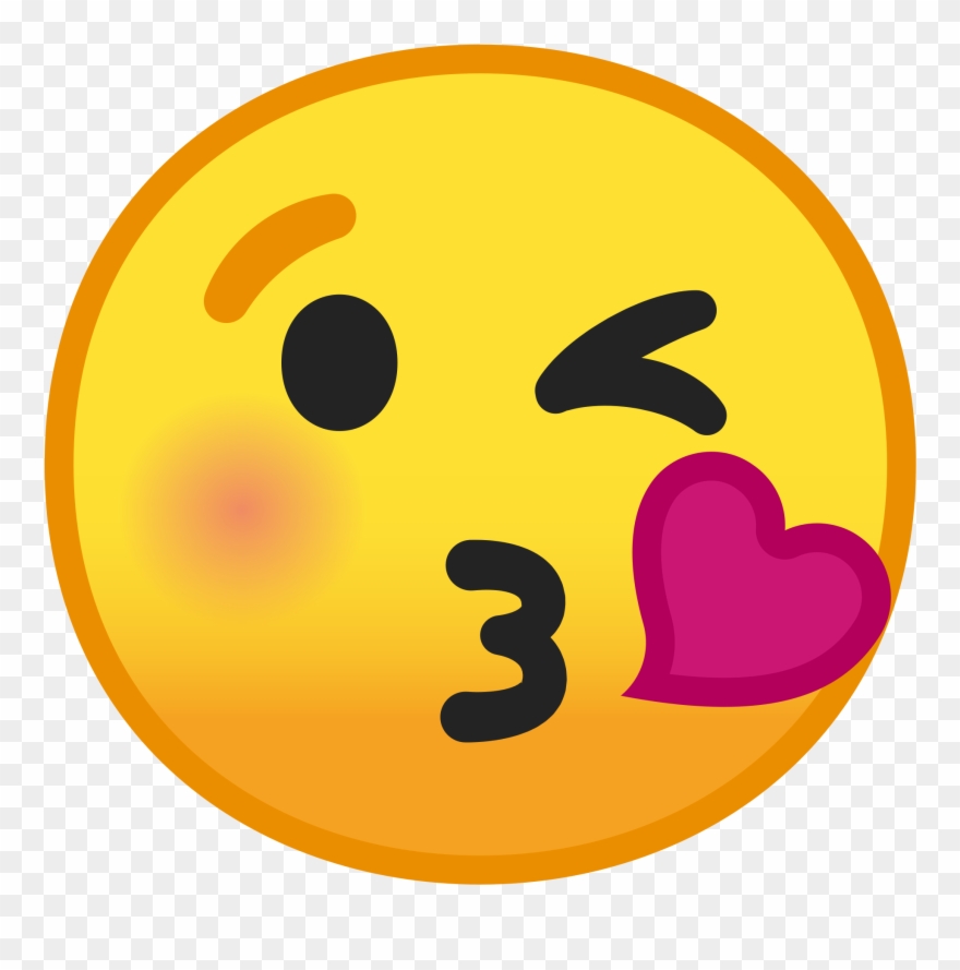 Download Svg Download Png - Emoji De Beso Clipart