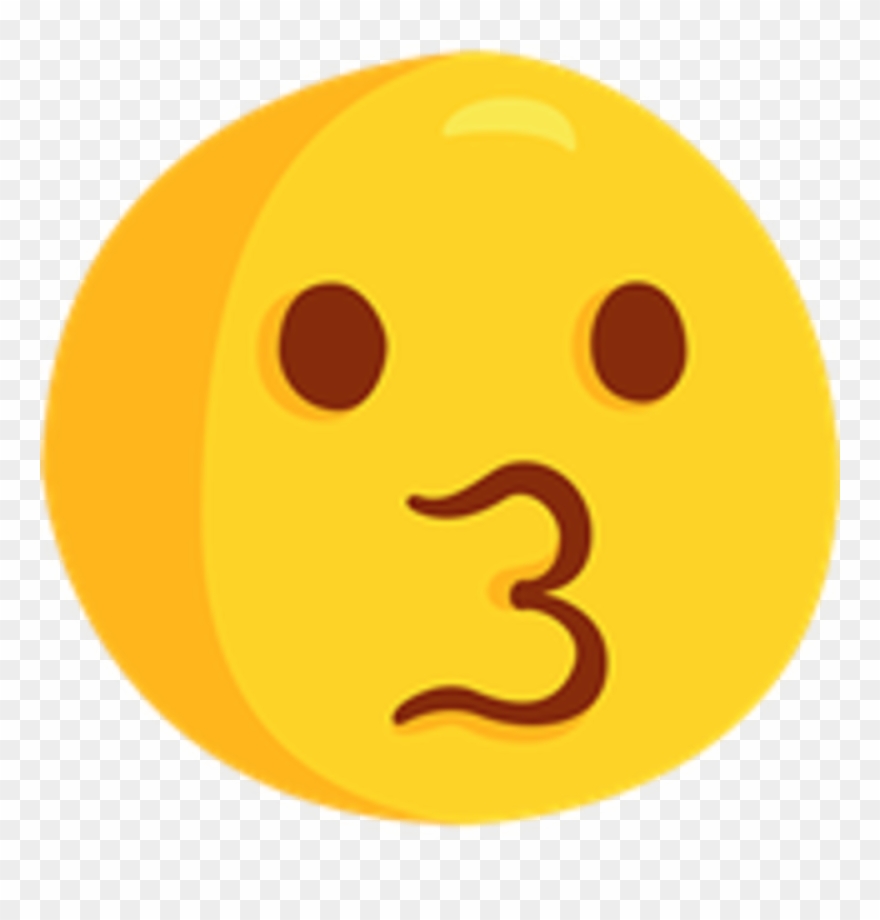 Kiss Smiley Vector - Emoji Facebook Clipart