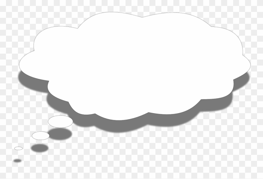 Cartoon Thought Bubble 19, Buy Clip Art - Bong Bóng Suy Nghĩ - Png Download