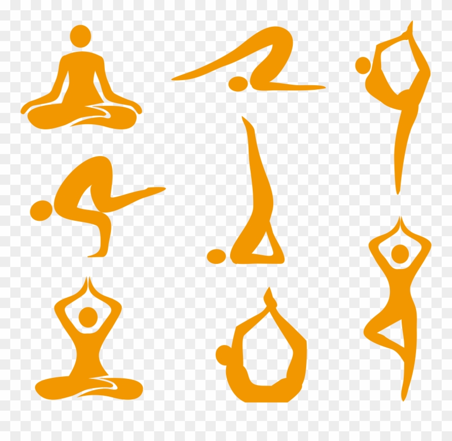 Yoga Asana Royalty-free Illustration - Yoga Logo Vector Png Clipart