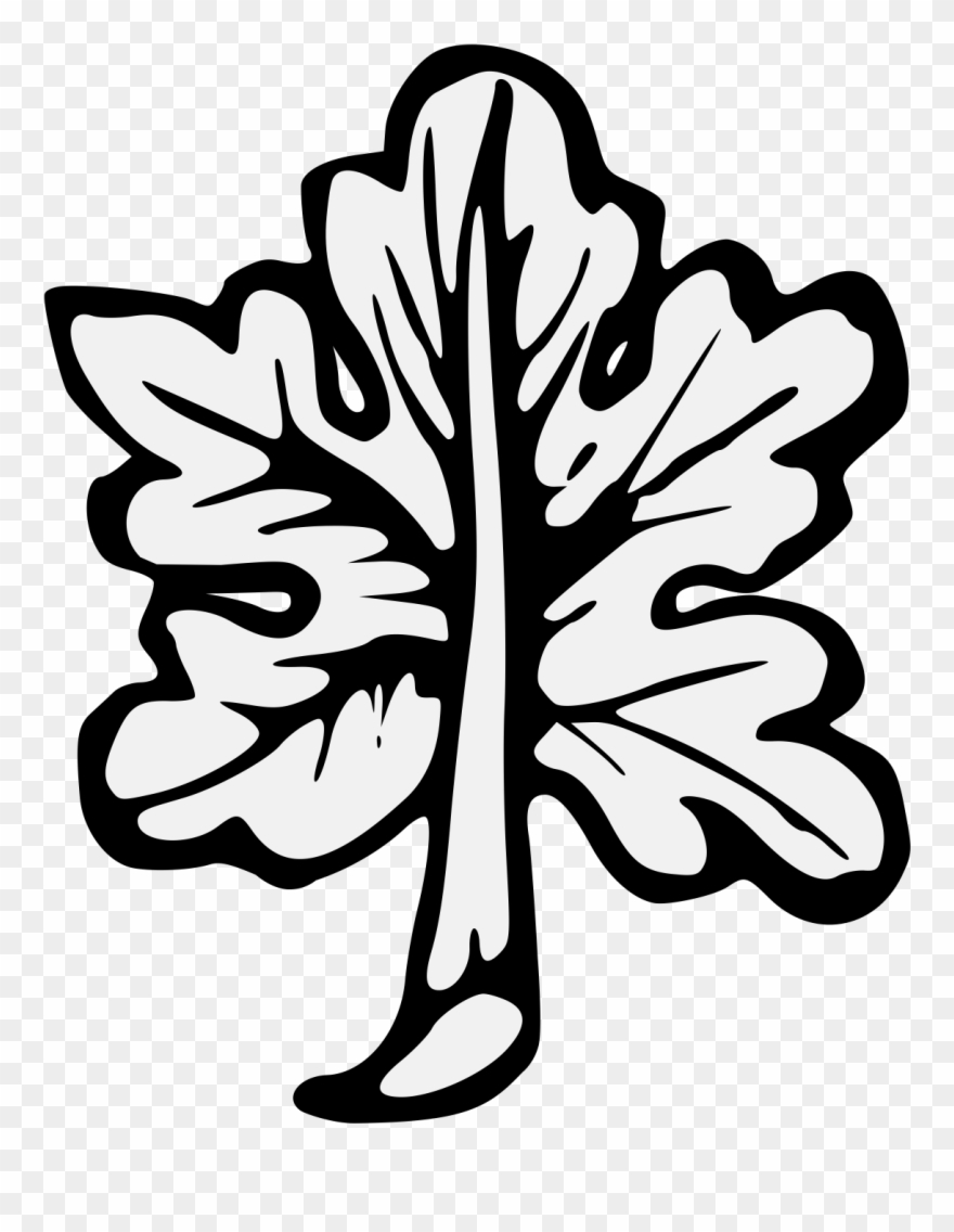 Pdf - Fig Leaves Stencil Clipart