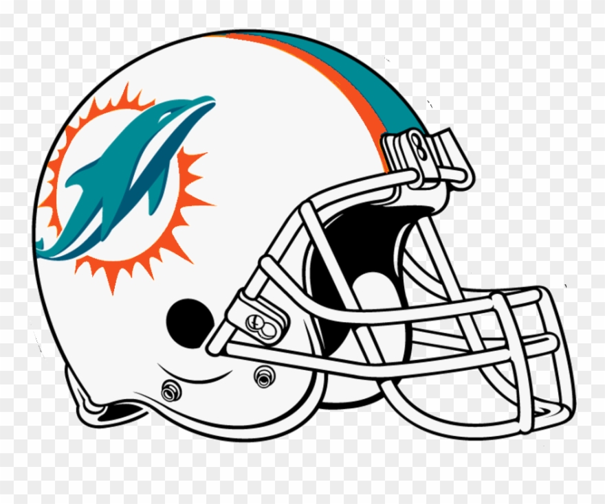 Nfl Afc Mia 2018 Helmet Left Side - Miami Dolphins Helmet Logo Clipart