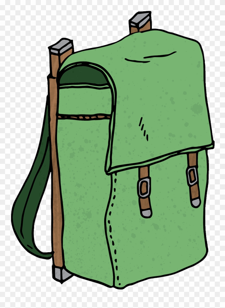 At The Turn Of The 20th Century, School Children Bound - Trapper Nelson Backpack Clipart