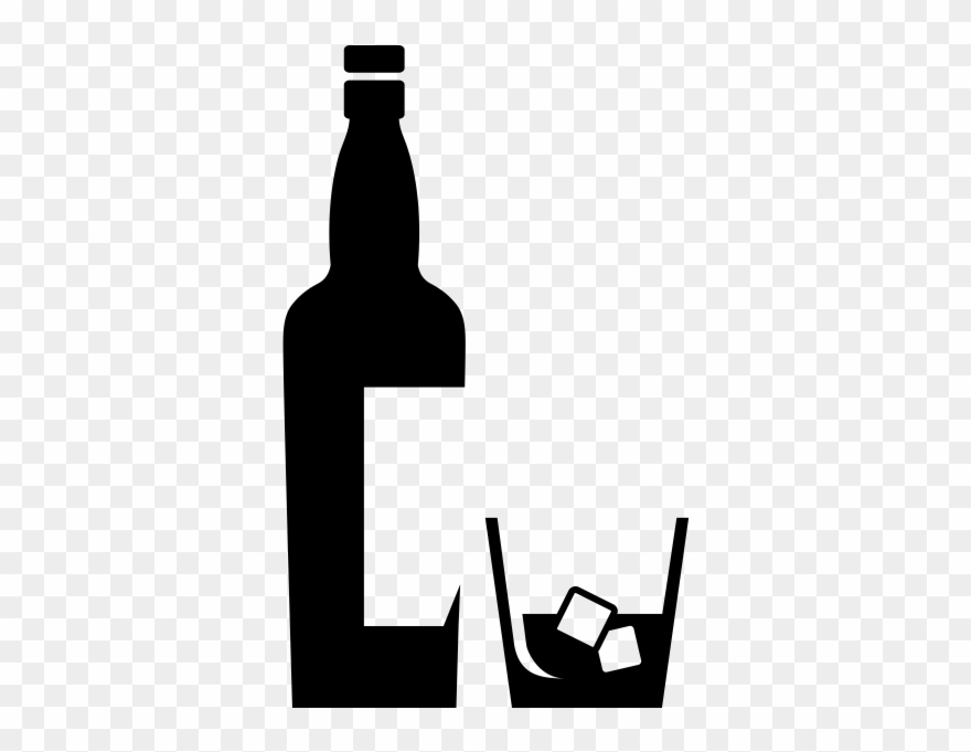 Whiskey Rubber Stamp - Whisky Clipart